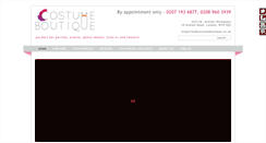 Desktop Screenshot of costumeboutique.co.uk